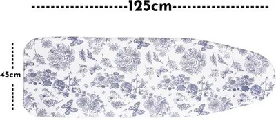 Produktbild von Gartenkissen - Dicke Füllung - Verstellbar - Ein Stück - Blumen und Schmetterlinge - 125 x 45 cm