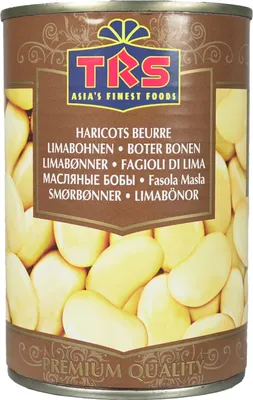 Produktbild von TRS Butter Beans Gekochte Weisse Bohnen 400g/ATG240g