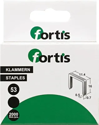 Obrázok produktu pre Fortis 4317784775250, Strieborná, 2000 kusov