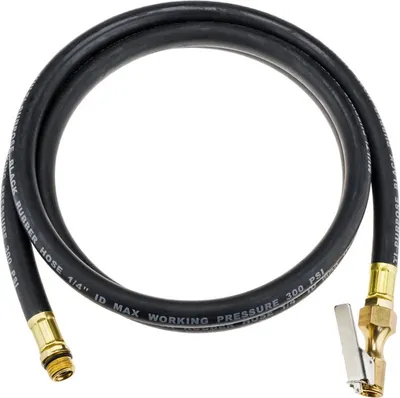 Produktbild von STIX Schlauch für Reifenfüller Ersatzschlauch Druckluft Reifenfüllpistole 150 cm