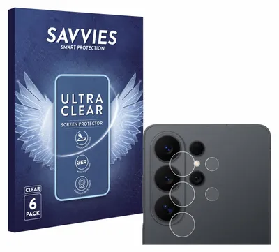 Produktbild von 6x Für Samsung Galaxy S26 Ultra (NUR Kameraschutz) Schutzfolie Savvies Displayschutz Display Schutz Folie Klar Transparent