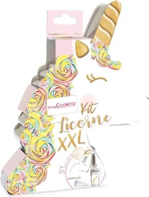 Image de Kit Diy Licorne Xxl Kit Créatif Pâtisserie Licorne Géante - Scrapcooking
