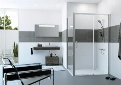Image de HÜPPE C25404069322 DA Classics 2 EasyEntry 4-Eck SW 90