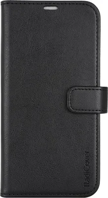 Produktbild von RADICOVER Flipcover 3 Karte Anti Strahlung iPhone 14 Pro Max 6,7" Schwarz PolyurethanRFID