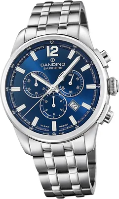 Produktbild von Candino Edelstahl Herren Uhr Chronograph Sport Armbanduhr silber Sport D2UC4744/2