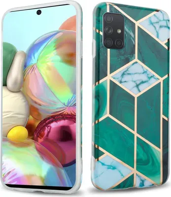 Produktbild von Cadorabo Schutzhülle für Samsung Galaxy A71 5G Hülle in Grün TPU Handyhülle Etui Case Cover