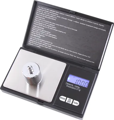 Produktbild von Taschenwaage Digitale Feinwaage Präzisionswaage Tara LCD Goldwaage Digitalwaage Münzwaage Tabletten Lebensmittelwaage Waage Küche Schmuck 200g 0,01g