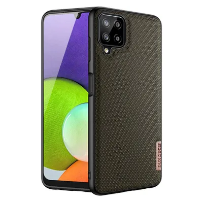 Produktbild von Dux Ducis Fino Hülle mit Nylonbezug für Samsung Galaxy A22 4G grün