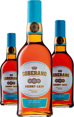 Produktbild von 3 x González Byass Soberano Brandy Solera