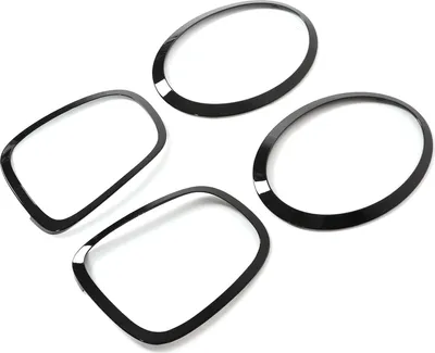 Zdjęcie produktu dla Listwy osłonowe reflektorów tylnych, czarne błyszczące Listwy osłonowe reflektorów do F55 F56 F57 One S JCW od 2014 r