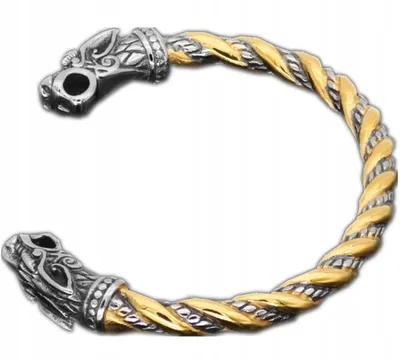 Image de WIKING BRANSOLET OR-Argent nordique 435