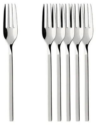 Produktbild von Villeroy & Boch NewWave Kuchengabel 6er Set