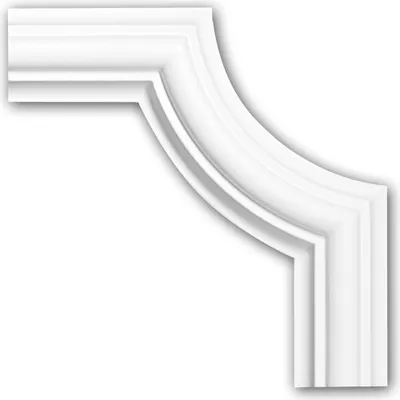 Produktbild von PROFHOME 152308 Eckelement für Wandleiste Zierelement dekoratives Element