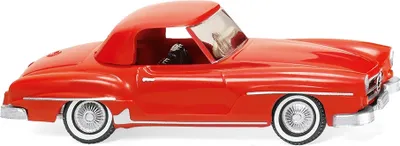 Produktbild von Wiking PKW MB 190 S Cabrio verkehrsrot 025301