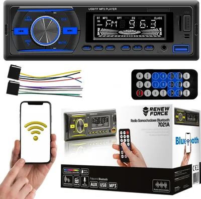 Zdjęcie produktu dla Radio Samochodowe 1Din Rgb 7021A
