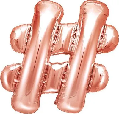 Image de Ballon en plastique, 35cm, or rose (1 boîte / 50 pièces)