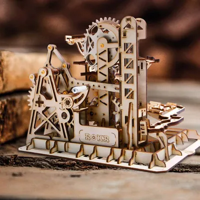 Produktbild von Murmelbahn All-In-One aus Holz