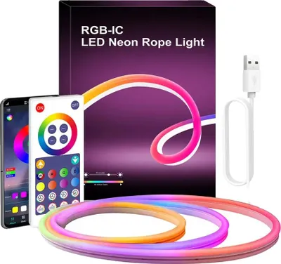 Obrázok produktu pre LED pásové osvetlenie, synchronizácia s hudbou, ovládanie cez aplikáciu, 3 m Bluetooth