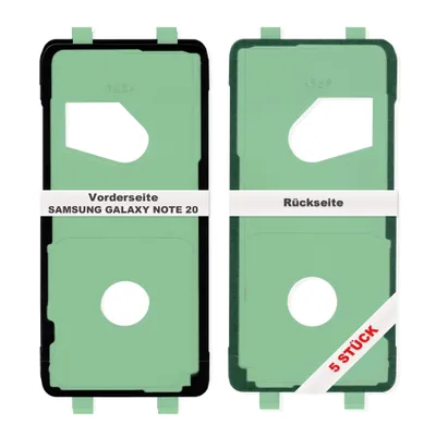 Produktbild von 5x Samsung Galaxy Note 20 Akkudeckel Kleber Folie Backcover Rahmen Dichtung Glue Adhesive