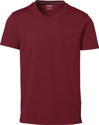 Produktbild von HAKRO Baumwolle Tec T-Shirt Herren #269 Gr. L weinrot