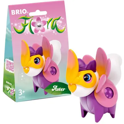 Obrázek produktu pro BRIO Aster Flower Outfit, 3 rok/roky, Rostliny, Růžová, Purpurová, Bílá, Žlutá