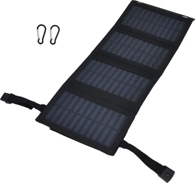 Produktbild von ładowarka solarna 20 W, 2 A, 5 V, wysoki współczynnik konwersji, Solar 4, składana obudowa z wyjściem USB, wodoodporna ładowarka solarna do telefonów komórkowych
