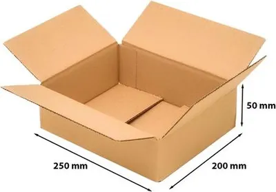 Zdjęcie produktu dla Karton klapowy 250x200x50 mm (zew) B320 - Paczkomat A