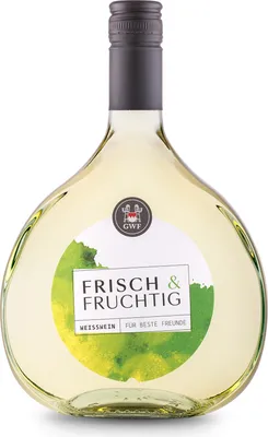 Produktbild von Frisch und Fruchtig - Weißwein QbA 10,5% vol. 0,75l