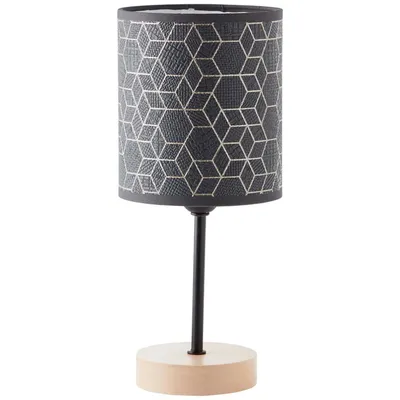 Produktbild von Brilliant Tischleuchte Galance klein schwarz E27 40 W mit Schnurschalter
