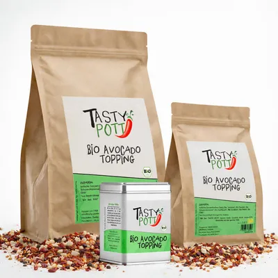 Produktbild von Tasty Pott Avocado Topping - im Beutel - 250g