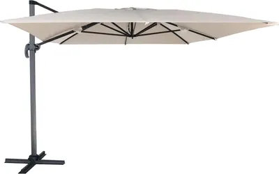 Image de Parasol déporté MOLOKAI rectangulaire 3x4m beige + housse