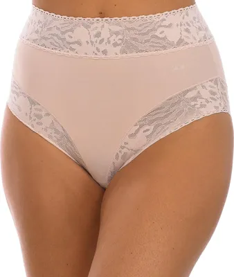 Immagine prodotto di Slip da donna Janira con vita alta, morbido pizzo ed effetto modellante 1030473