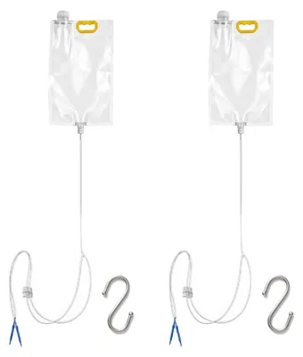 Bewässerungsbeutel 3,5L, 2er Set, verstellbar, mit Haken & Trichter