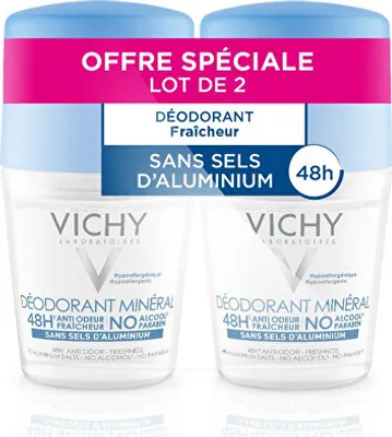 Obrázok produktu pre Minerálny guľôčkový dezodorant 2 x 50 ml