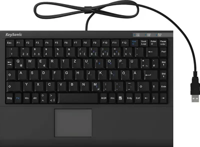 Immagine prodotto di KEYSONIC KeySonic ACK-540U+ (DE) tastiera Office USB QWERTZ Nero
