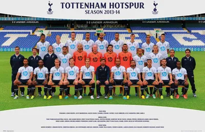 Productafbeelding van Voetbal - Poster - Tottenham Hotspur - Teamfoto 13/14