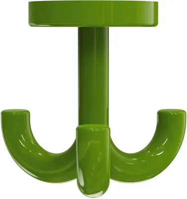 Produktbild von HEWI Dreifachhaken Serie 477, drehbar maigrün