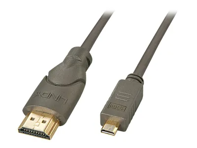Immagine prodotto di Lindy 41350 Cavo da HDMI a Micro HDMI da 0,5 m con spina di tipo A a tipo D