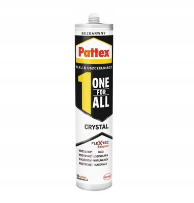 A product shot of a tube of adhesive/sealant.