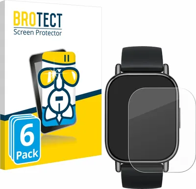 Produktbild von 6x BROTECT Schutzglas für Xiaomi Redmi Watch 5 Lite Schutzfolie Panzer Folie Glas Display Schutz klar