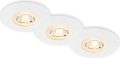 Image de Luminaires encastr s LED, blanc mat, IP65, 3xLED/5W