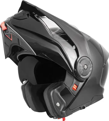 Produktbild von Bogotto FG-102 Fiberglass Enduro Klapphelm, schwarz, XS
