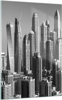 Produktbild von Bilder auf glas - Einteilig - Wolkenkratzer Fotografie Dubai - 50x70cm - Glasbilder - Wandbilder - Bilder - Wanddekoration aus Glas - Glas Bilder - Wandbild auf Glas - GPA50x70-4388