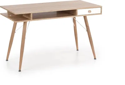Obrázok produktu pre Halmar Písací stôl so zásuvkou B-34 - dub sonoma / biela
