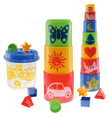 Produktbild von Gowi Pyramide/Steckbox rund T 73cm