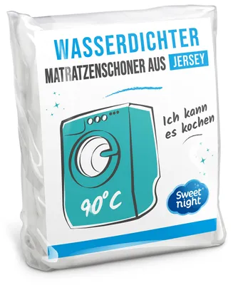 Zdjęcie produktu dla Sweetnight - Ochraniacz na materac 80x200 cm | Wodoodporny i oddychający