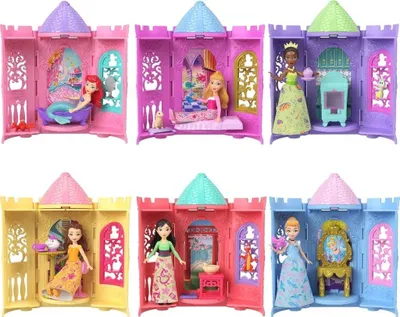 Produktbild von Disney Princess TOWER SURPRISE Small Doll, Mini-Puppe, Weiblich, 3 Jahr(e), Junge/Mädchen, 157,1 mm, Gemischte Farben