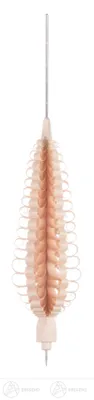 Imagen del producto de Piezas de repuesto y materiales para manualidades: Árbol de Navidad con agujero y adorno en forma de pirámide, altura aproximada de 16 cm. NUEVO