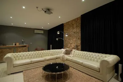 Immagine prodotto di Divano in pelle, angolo imbottito, divano ad angolo, stile Chesterfield, set di divani, soggiorno, divano