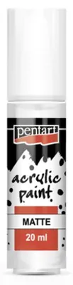 Imagen del producto de Pintura acrílica mate PENTART, 20 ml, color blanco
